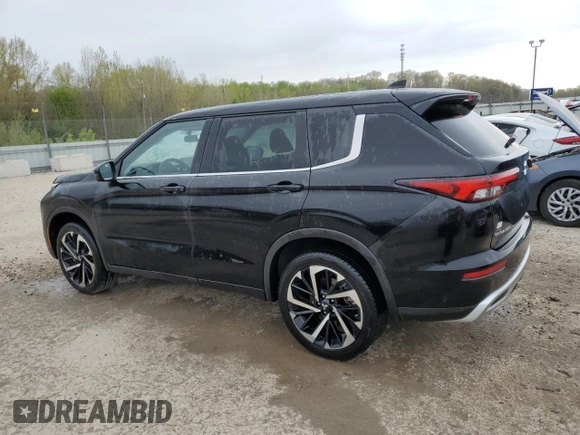 2022 Mitsubishi Outlander SE with VIN JA4J3UA83NZ087624, listed as a Copart auction lot 53121985 with 17,132 mi miles and Salvage title. Bid and sale history available at DreamBid. Image 2.