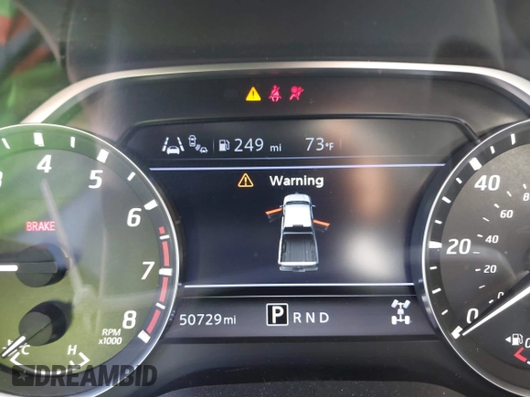 2021 Nissan Titan SV with VIN 1N6AA1FA6MN529806, listed as a IAAI auction lot 41859992 with 50,729 mi miles and . Bid and sale history available at DreamBid. Image 7.
