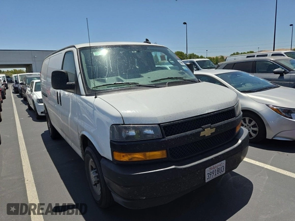 2022 Chevrolet Express Cargo with VIN 1GCWGAFP2N1261356, listed as a IAAI auction lot 42670346 with 63,269 mi miles and . Bid and sale history available at DreamBid. Image 41.