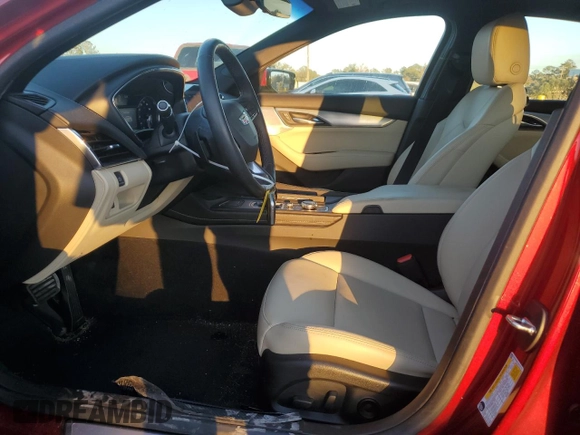 2022 Cadillac CT5 Luxury with VIN 1G6DW5RK1N0122734, listed as a Copart auction lot 82427634 with 23,757 mi miles and Salvage Title. Bid and sale history available at carsss.com. Image 7.