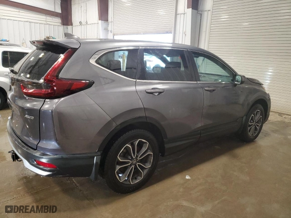 2022 Honda CR-V EX with VIN 5J6RW2H58NA007713, listed as a Copart auction lot 52164255 with 152,719 mi miles and Salvage Title. Bid and sale history available at carsss.com. Image 3.