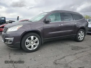 2016 Chevrolet Traverse LTZ z VIN 1GNKVJKD5GJ198294, wystawiony jako Copart lot #56007175 z przebiegiem 106 561 mil mil oraz Czysty tytuł • Clean title. Historia ofert i sprzedaży dostępna na DreamBid. Obrazek 1.