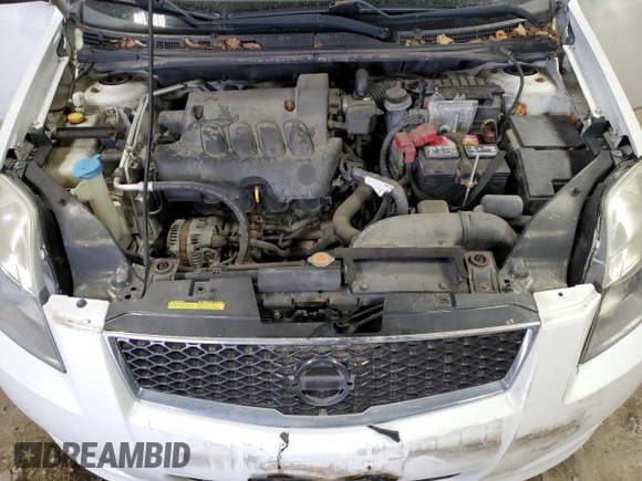 2012 Nissan Sentra SR with VIN 3N1AB6AP4CL693694, listed as a Copart auction lot 53742505 with 156,093 mi miles and Non Repairable. Bid and sale history available at DreamBid. Image 11.