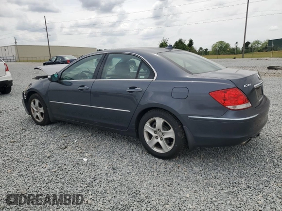 2006 Acura RL with VIN JH4KB16596C004369, listed as a Copart auction lot 54237425 with 191,708 mi miles and Salvage title. Bid and sale history available at DreamBid. Image 2.