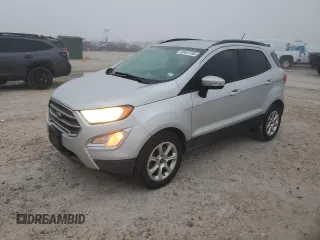 2018 Ford EcoSport SE z VIN MAJ3P1TE9JC215047, wystawiony jako Copart lot #50441755 z przebiegiem 72 197 mil mil oraz Czysty tytuł • Clean title. Historia ofert i sprzedaży dostępna na DreamBid. Obrazek 1.
