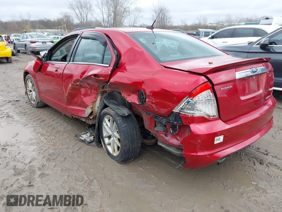 2012 Ford Fusion SEL with VIN 3FAHP0JG8CR244421, listed as a IAAI auction lot 42016260 with 170,603 mi miles. Bid and sale history available at carsss.com. Image 3.