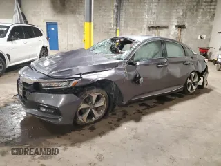2019 Honda Accord Touring with VIN 1HGCV2F9XKA016690, listed as a Copart auction lot 59910805 with Not provided miles and Salvage title. Bid and sale history available at DreamBid. Image 1.