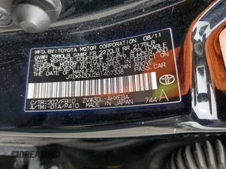 2011 Toyota Prius I with VIN JTDKN3DU2B1407338, listed as a Copart auction lot 55637245 with 227,054 mi miles and Salvage Title. Bid and sale history available at DreamBid. Image 12.