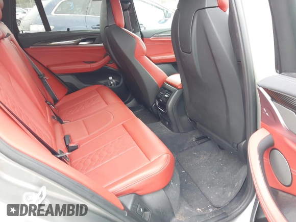 2020 BMW X3 M z VIN 5YMTS0C02L9B29984, wystawiony jako IAAI lot #41655102 z przebiegiem 38 878 mil mil oraz . Historia ofert i sprzedaży dostępna na DreamBid. Obrazek 8.
