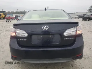 2010 Lexus HS 250h with VIN JTHBB1BA5A2037077, listed as a Copart auction lot 80104224 with 122,760 mi miles and Salvage Title. Bid and sale history available at DreamBid. Image 6.