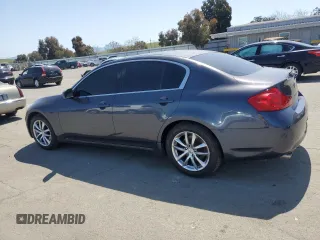 2007 Infiniti G35 Sedan Journey with VIN JNKBV61E07M729382, listed as a Copart auction lot 52576625 with 178,650 mi miles and Salvage Title. Bid and sale history available at carsss.com. Image 2.