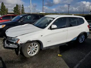 2015 BMW X3 sDrive28i with VIN 5UXWZ7C56F0F75598, listed as a Copart auction lot 50901874 with 159,939 mi miles and Salvage Title. Bid and sale history available at DreamBid. Image 1.