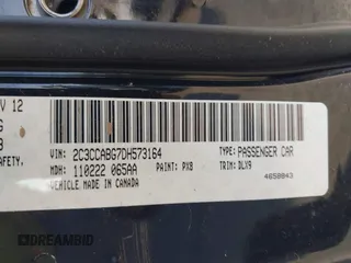 2013 Chrysler 300 with VIN 2C3CCABG7DH573164, listed as a IAAI auction lot 41851066 with 218,234 mi miles. Bid and sale history available at carsss.com. Image 9.