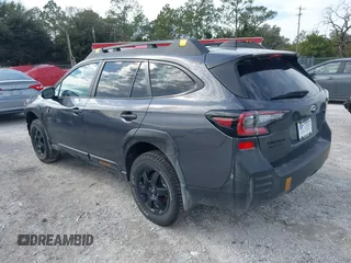 2025 Subaru Outback Wilderness with VIN 4S4BTGUD8S3179942, listed as a IAAI auction lot 41411332 with 2,308 mi miles. Bid and sale history available at carsss.com. Image 3.