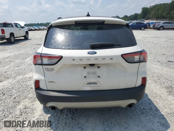 2020 Ford Escape SEL with VIN 1FMCU0H65LUC76743, listed as a Copart auction lot 59478105 with 125,277 mi miles and Salvage title. Bid and sale history available at DreamBid. Image 6.