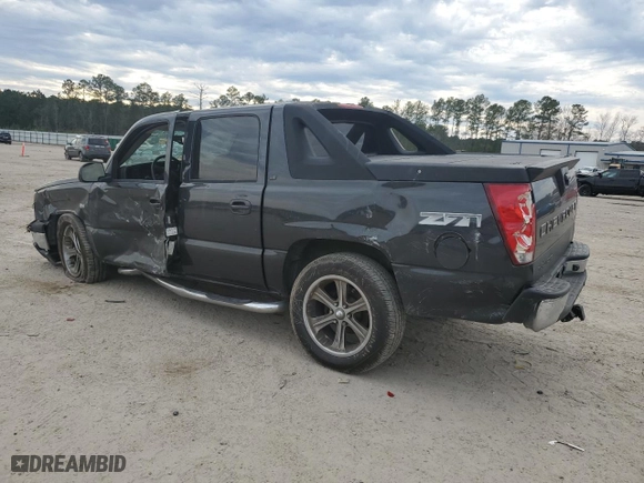 2005 Chevrolet Avalanche Z71 with VIN 3GNEK12Z45G101263, listed as a Copart auction lot 42439185 with 0 mi miles and Salvage Title. Bid and sale history available at carsss.com. Image 2.