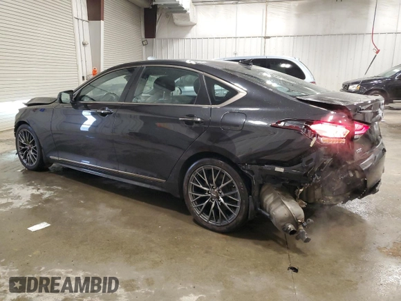 2018 Genesis G80 Sport z VIN KMHGN4JB1JU270304, wystawiony jako Copart lot #51576065 z przebiegiem 83 447 mil mil oraz Nie do naprawy • Non repairable. Historia ofert i sprzedaży dostępna na DreamBid. Obrazek 2.