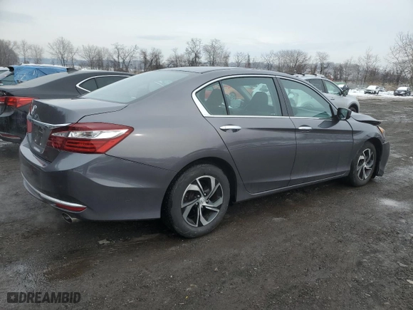2017 Honda Accord Sedan LX with VIN 1HGCR2F36HA288663, listed as a Copart auction lot 43726955 with 40,190 mi miles and Salvage Title. Bid and sale history available at carsss.com. Image 3.