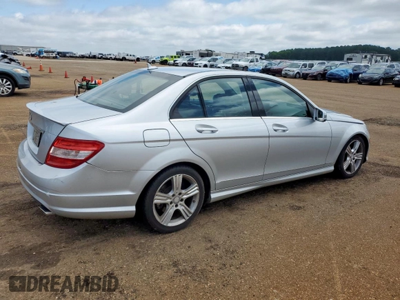 2011 Mercedes-Benz C 350 Sport with VIN WDDGF5GB3BR165689, listed as a Copart auction lot 58238945 with 131,224 mi miles and Salvage title. Bid and sale history available at DreamBid. Image 3.
