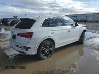 2020 Audi SQ5 Premium Plus with VIN WA1B4AFY7L2123488, listed as a Copart auction lot 36970294 with 56,997 mi miles and . Bid and sale history available at DreamBid. Image 3.