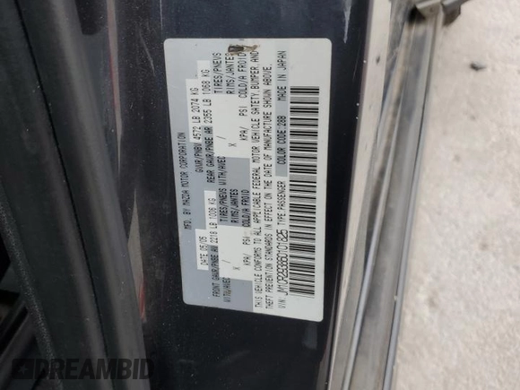 2006 Mazda 5 Touring with VIN JM1CR293860101825, listed as a Copart auction lot 62988265 with 197,786 mi miles and Salvage title. Bid and sale history available at DreamBid. Image 13.