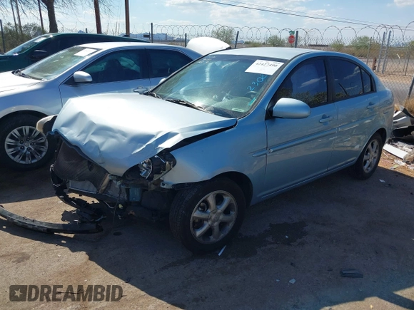 2008 Hyundai Accent GLS with VIN KMHCN46C28U230274, listed as a IAAI auction lot 42427490 with 150,436 mi miles and . Bid and sale history available at DreamBid. Image 17.