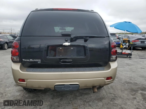 2007 Chevrolet TrailBlazer LT with VIN 1GNES13MX72150563, listed as a Copart auction lot 51182455 with 166,333 mi miles and Salvage Title. Bid and sale history available at carsss.com. Image 6.