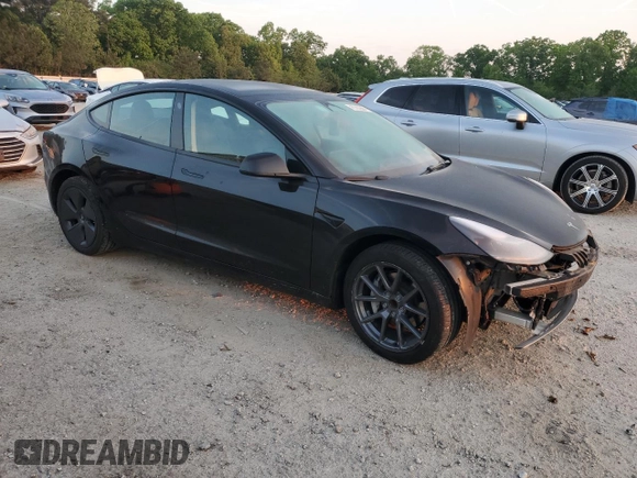 2022 Tesla Model 3 with VIN 5YJ3E1EA9NF369969, listed as a Copart auction lot 53670175 with 93,002 mi miles and Clean Title. Bid and sale history available at carsss.com. Image 4.