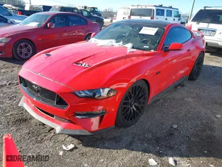2019 Ford Mustang GT with VIN 1FA6P8CF3K5106619, listed as a IAAI auction lot 41623753 with 74,991 mi miles. Bid and sale history available at carsss.com. Image 17.