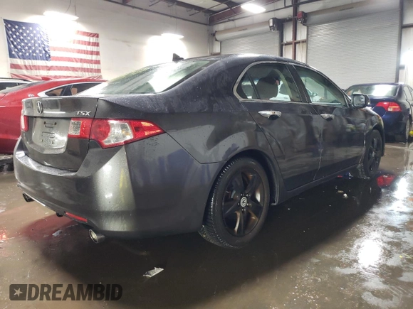 2010 Acura TSX with VIN JH4CU2F64AC043828, listed as a Copart auction lot 52566435 with 74,159 mi miles and Salvage Title. Bid and sale history available at carsss.com. Image 3.