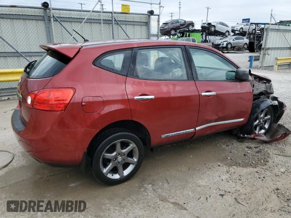 2011 Nissan Rogue SV with VIN JN8AS5MT5BW164798, listed as a Copart auction lot 50915835 with 192,308 mi miles and Salvage Title. Bid and sale history available at carsss.com. Image 3.