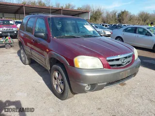 2003 Mazda Tribute ES with VIN 4F2CZ06133KM09847, listed as a IAAI auction lot 41325736 with 1 mi miles. Bid and sale history available at carsss.com. Image 1.
