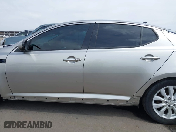 2015 Kia Optima EX with VIN 5XXGN4A70FG416088, listed as a IAAI auction lot 41891432 with 157,480 mi miles. Bid and sale history available at carsss.com. Image 15.