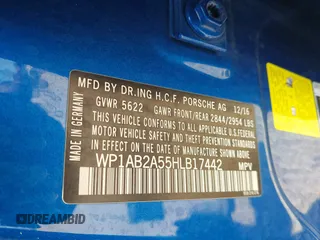 2017 Porsche Macan S with VIN WP1AB2A55HLB17442, listed as a IAAI auction lot 42336046 with 79,762 mi miles and . Bid and sale history available at DreamBid. Image 9.