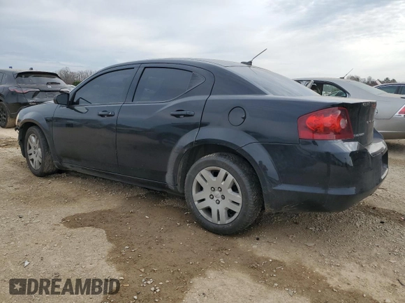 2013 Dodge Avenger SE with VIN 1C3CDZABXDN682873, listed as a Copart auction lot 46826865 with 135,193 mi miles and Salvage Title. Bid and sale history available at carsss.com. Image 2.