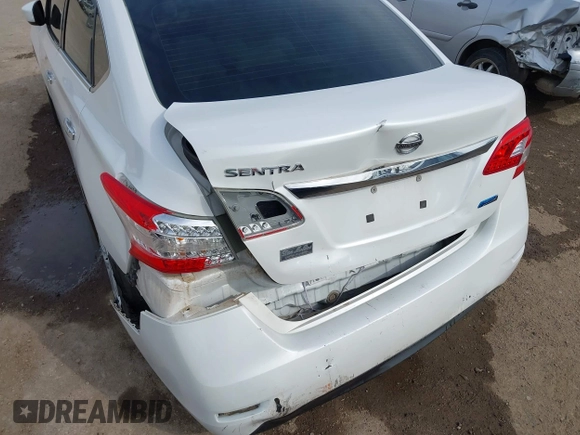2014 Nissan Sentra S with VIN 3N1AB7AP1EL692463, listed as a IAAI auction lot 42035053 with 63,749 mi miles and . Bid and sale history available at DreamBid. Image 6.