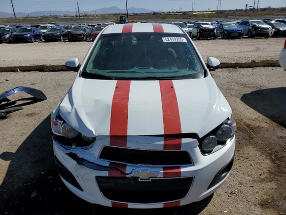 2012 Chevrolet Sonic LT with VIN 1G1JC6SB9C4202922, listed as a Copart auction lot 52439265 with 71,106 mi miles and Salvage Title. Bid and sale history available at carsss.com. Image 5.