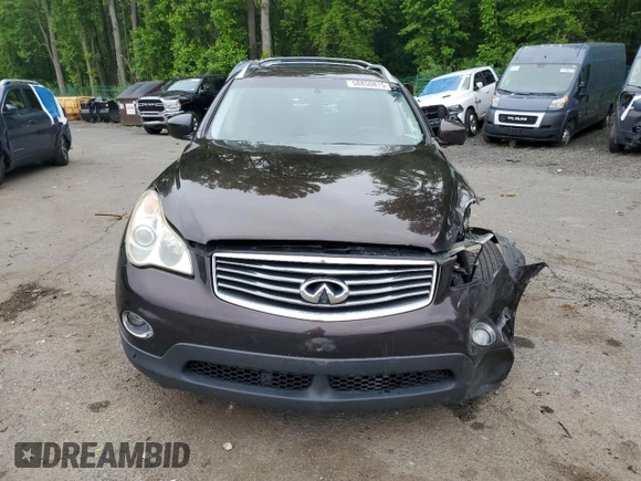 2010 Infiniti EX Journey z VIN JN1AJ0HR4AM754326, wystawiony jako Copart lot #58850875 z przebiegiem Nie podano mil oraz Szkoda całkowita • Salvage title. Historia ofert i sprzedaży dostępna na DreamBid. Obrazek 5.