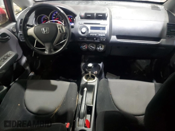 2007 Honda Fit Sport with VIN JHMGD37607S001354, listed as a Copart auction lot 45684445 with 203,204 mi miles and Clean Title. Bid and sale history available at carsss.com. Image 8.