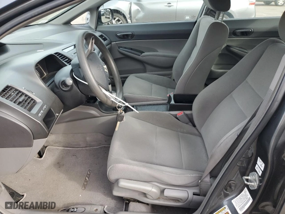 2009 Honda Civic Sdn DX-VP with VIN 2HGFA16359H523992, listed as a Copart auction lot 72854964 with 86,624 mi miles and Non Repairable. Bid and sale history available at carsss.com. Image 7.