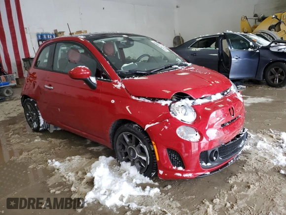 2018 FIAT 500 Pop with VIN 3C3CFFKH4JT525847, listed as a Copart auction lot 41341845 with 15,566 mi miles and Salvage Title. Bid and sale history available at carsss.com. Image 4.