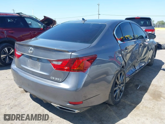 2013 Lexus GS 350 with VIN JTHBE1BL2D5026226, listed as a IAAI auction lot 42076067 with 150,187 mi miles. Bid and sale history available at carsss.com. Image 4.