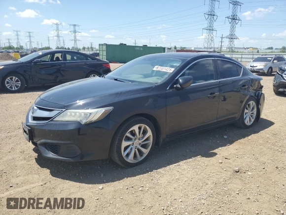 2016 Acura ILX Premium with VIN 19UDE2F72GA003703, listed as a Copart auction lot 62001425 with 119,534 mi miles and Salvage title. Bid and sale history available at DreamBid. Image 1.
