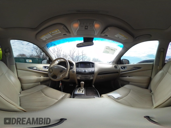 2014 Infiniti QX60 with VIN 5N1AL0MM3EC509798, listed as a IAAI auction lot 41887534 with 120,999 mi miles and . Bid and sale history available at DreamBid. Image 18.