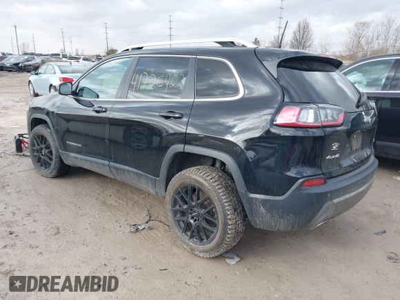 2019 Jeep Cherokee Limited with VIN 1C4PJMDX6KD440665, listed as a IAAI auction lot 41725422 with 95,116 mi miles. Bid and sale history available at carsss.com. Image 3.