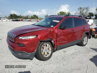 2017 Jeep Cherokee Altitude z VIN 1C4PJLAB9HW640648, wystawiony jako Copart lot #59967995 z przebiegiem 120 862 mil mil oraz Szkoda całkowita • Salvage title. Historia ofert i sprzedaży dostępna na DreamBid. Obrazek 1.
