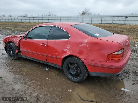 1999 Mercedes-Benz CLK-Class with VIN WDBLJ65G9XF072789, listed as a Copart auction lot 42996795 with 157,750 mi miles and Salvage Title. Bid and sale history available at carsss.com. Image 2.