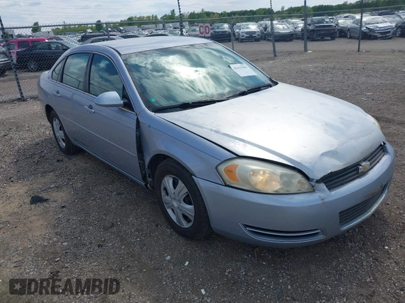 2006 Chevrolet Impala LS with VIN 2G1WB55K569129239, listed as a IAAI auction lot 42191595 with 231,427 mi miles and . Bid and sale history available at DreamBid. Image 1.