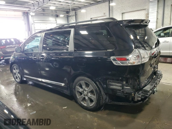 2017 Toyota Sienna SE with VIN 5TDXZ3DC2HS868309, listed as a Copart auction lot 61146885 with 108,510 mi miles and Salvage title. Bid and sale history available at DreamBid. Image 2.