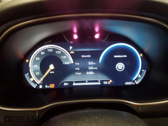 2022 Genesis GV80 Advanced Plus with VIN KMUHCESC6NU094073, listed as a Copart auction lot 58288045 with 43,327 mi miles and Salvage title. Bid and sale history available at DreamBid. Image 9.